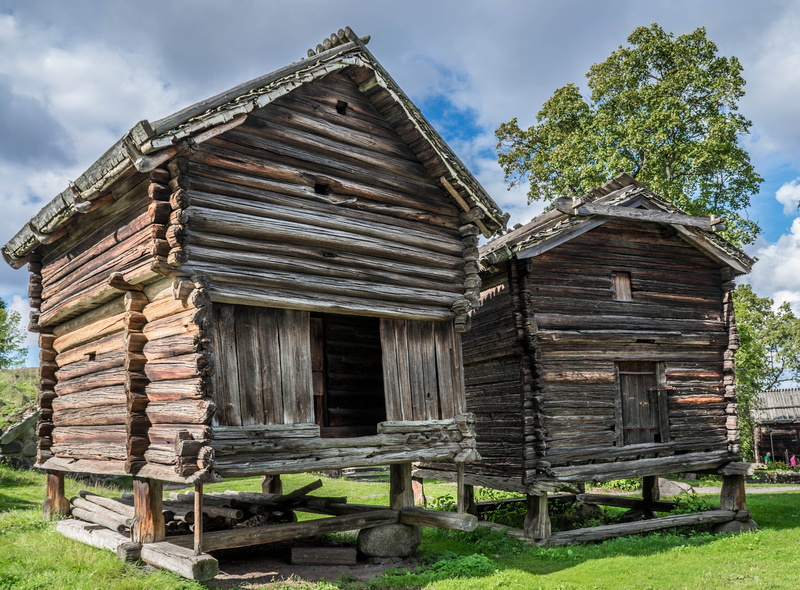 old, land, field, photography, rural, stockholm, nature, rural Scene, day, sweden, wooden, log Cabin, tree, building, wood - Material, brown, outdoors