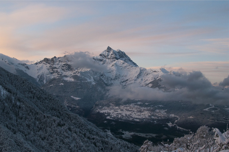 no people, winter, cloud - sky, scenic, outdoors, day, scenics, beauty in nature, idyllic, tranquil scene, view, sunrise, valley, nature, snow, mountain peak