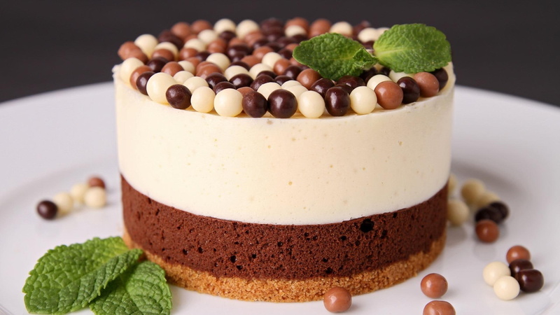 cake, nice, white, bakery, sweet, 1080P, rich, 3d and abstr, chocolate, smooth, brown, abstract, delicious, frosting