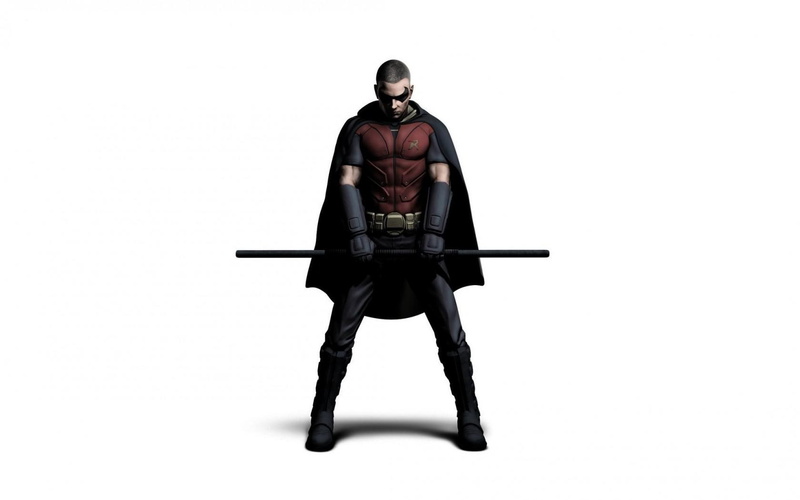 batman, character, batman arkham city, 720P, art, robin, city, arkham