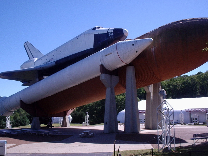 airplane, Huntsville, space shuttle, pathfinder, blue, outdoors, space camp, metal, aircraft Wing, camp, architecture, Alabama, military, photos, airport