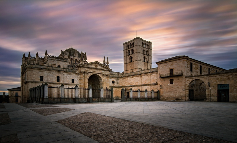 Church, Spain, Zamora, Catedral de Zamora, temple, 1080P