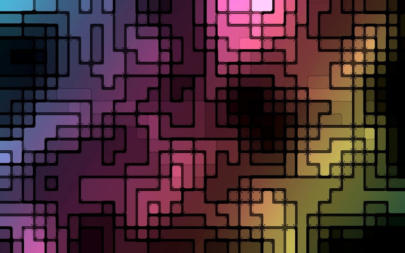 maze, design, modern, indoors, glowing, purple, creativity, pink color, backgrounds, full frame, Pattern, digital, black Color, abstract, connection