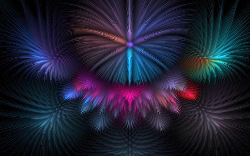 fractal, curve, futuristic, full frame, vibrant Color, circle, galaxy, fantasy, science, lights, blue, abstract backgrounds, black background, motion, line