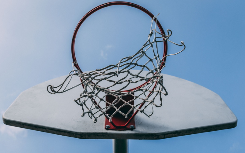 net, sunny, day, outdoors, sky, nature, shape, basketball, daylight, Basketball Hoop, recreation, net - sports equipment, metal, board, tangled, hoop, low angle photography
