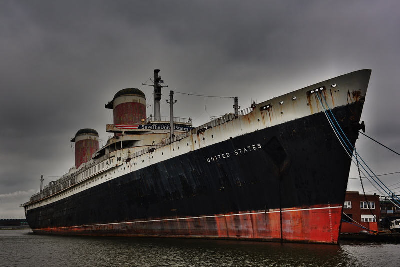 freight transportation, USA, 5K, nautical vessel, nature, outdoors, ship, Philadelphia, no people, shipping, sky, chains, cruise ship, business, sea, mode of transportation