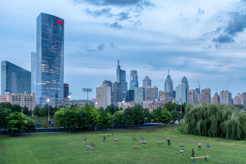 skyline, philly, sports, office building exterior, financial district, soccer, skyscraper, philadelphia, built structure, tower, city, modern, urban skyline