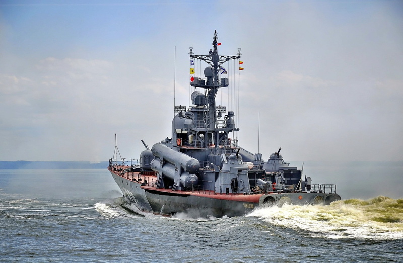 Guided Missile Destroyer, Russian Navy, 1080P, Warships