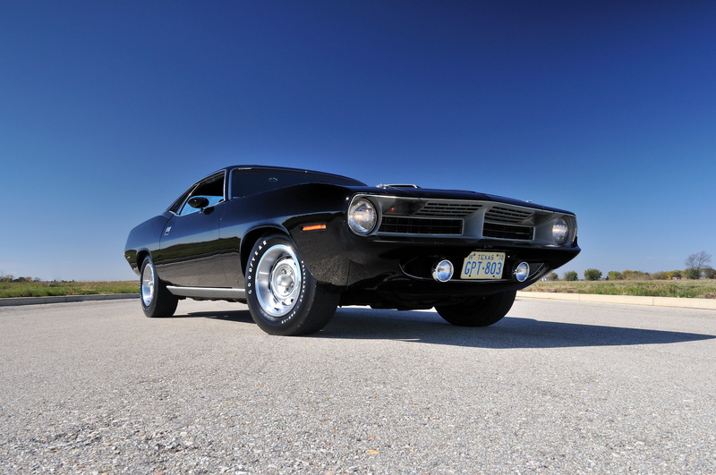 plymouth, usa, muscle, cuda, black, classic, 4K, 1970, hemi, original