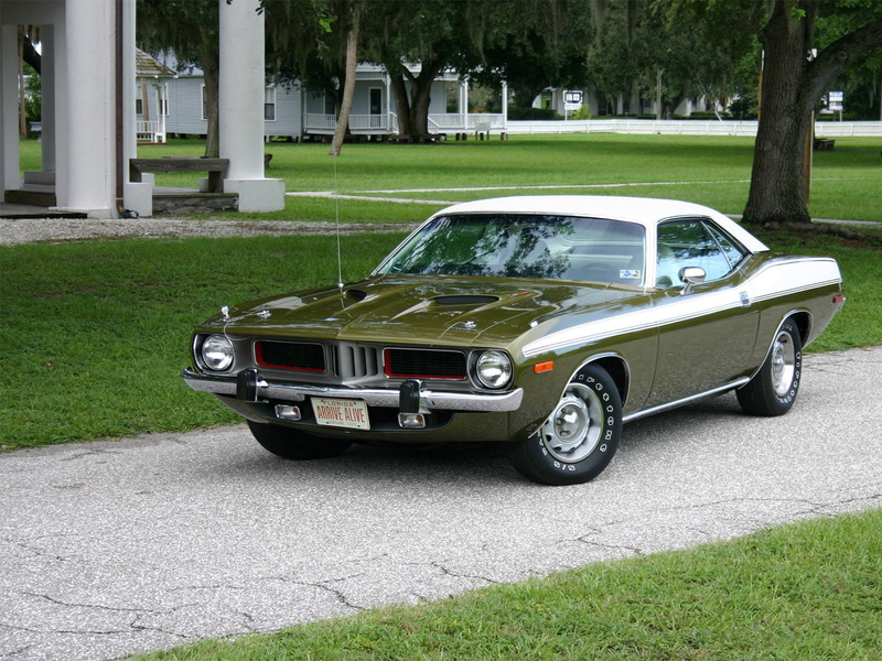 720P, classic, muscle, plymouth, cuda, 1974
