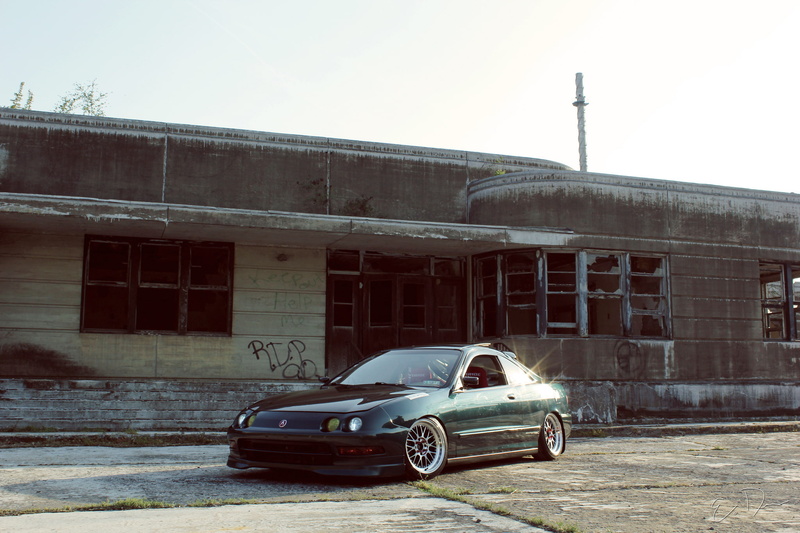 Acura, 1080P, Honda, Integra, Sedan, green