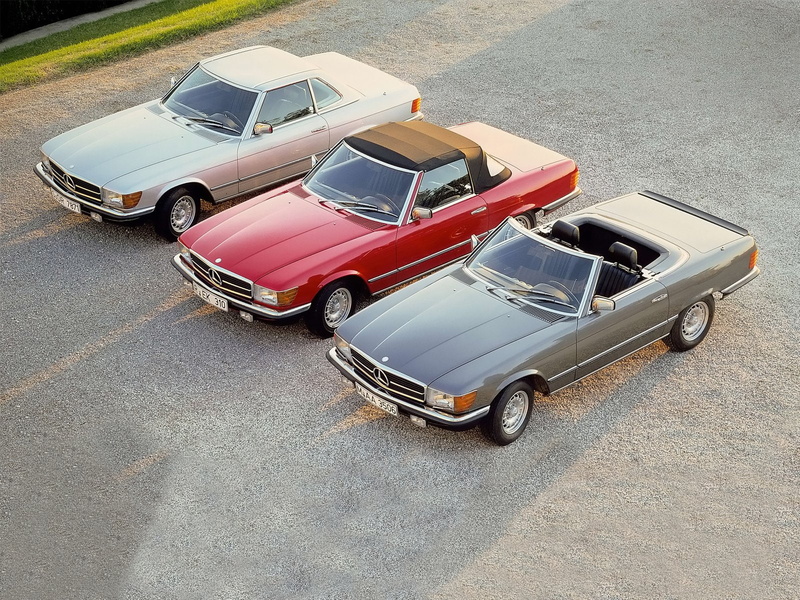 sl klasse, benz, mercedes, 1971 89, r107, 720P