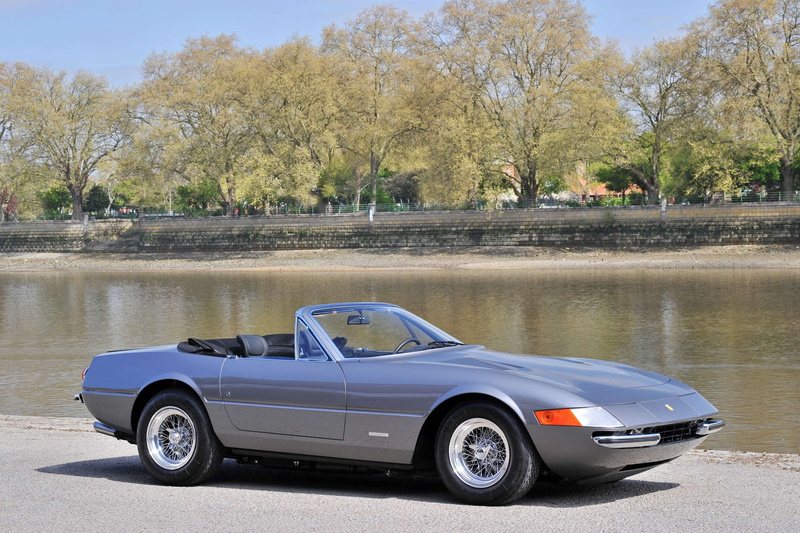 ferrari, 1971, old, spyder, 2K, daytona, classic, original