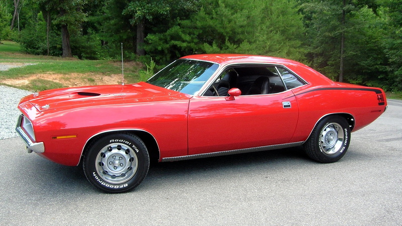 1080P, plymouth, orange, cars, muscle, barracuda, classic