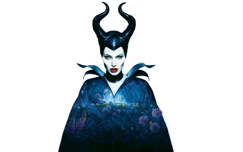 halloween, isolated, Maleficent, Angelina Jolie, fashion, adult, beautiful woman, blue, glamour, illustration, studio shot, beautiful, elegance, fantasy