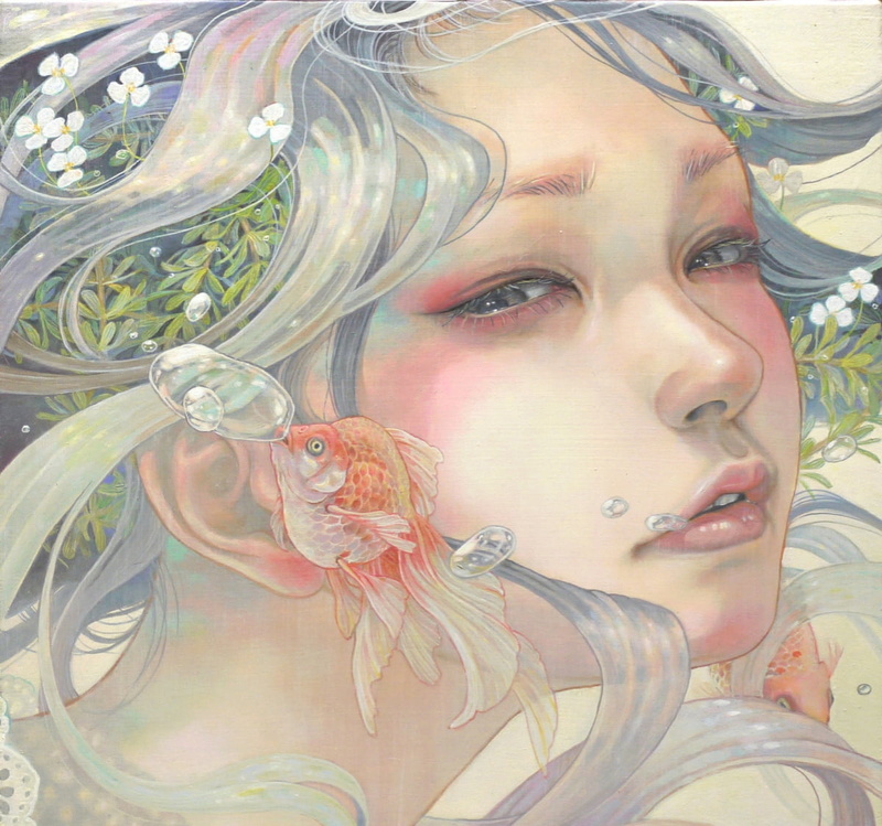 human body part, miho hirano, young adult, beautiful woman, looking at camera, hair, face, girl, contemplation, 480P, fantasy, portrait, hairstyle, orange
