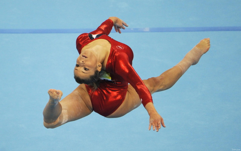 1080P, gratie, frumusete, sports, hd, gymnastics, si, grace, beautiful, art, red