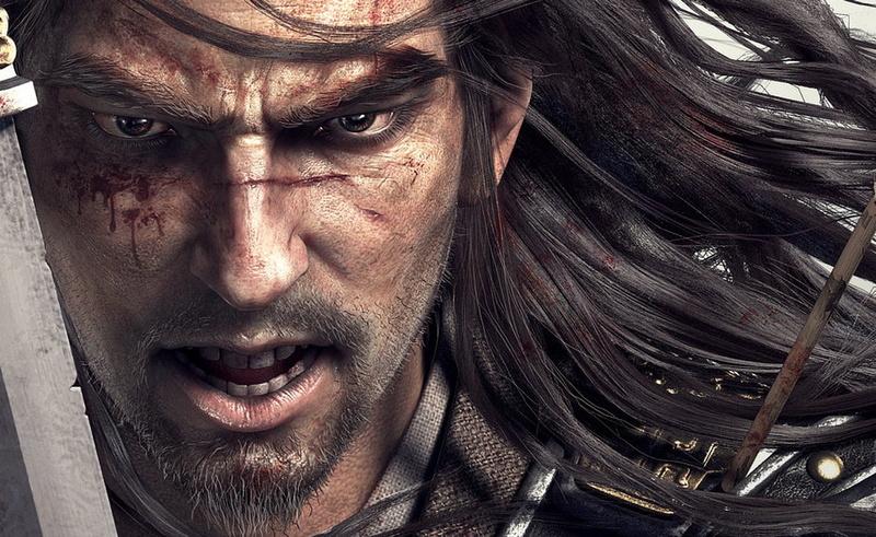 luminos, Warrior, human face, emotion, studio shot, close-up, fantasy, aggression, indoors, looking at camera, one person, mid adult, adult, man, halloween