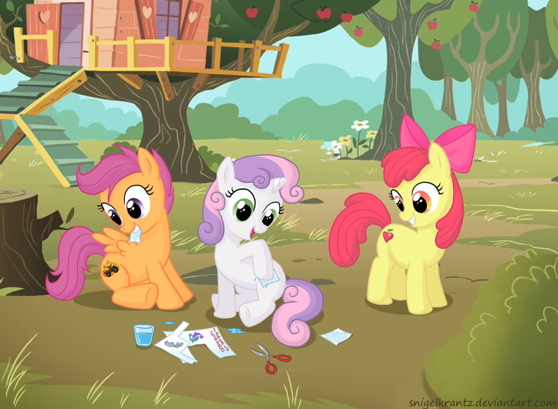 TV Show, My Little Pony, Sweetie Belle, Apple Bloom, My Little Pony: Friendship is Magic, Scootaloo (My Little Pony), 1080P