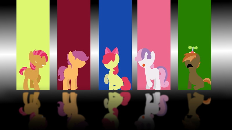 My Little Pony, TV Show, Vector, 1080P, Sweetie Belle, Scootaloo (My Little Pony), Apple Bloom, My Little Pony: Friendship is Magic, Button Mash