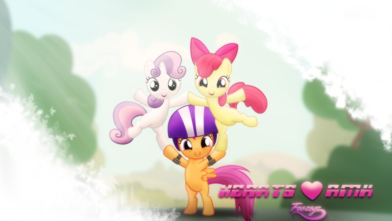 My Little Pony, My Little Pony: Friendship is Magic, Apple Bloom, Scootaloo (My Little Pony), 1080P, Sweetie Belle, TV Show, Vector