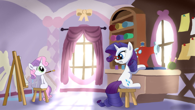 TV Show, Sweetie Belle, Rarity (My Little Pony), My Little Pony: Friendship is Magic, 1080P