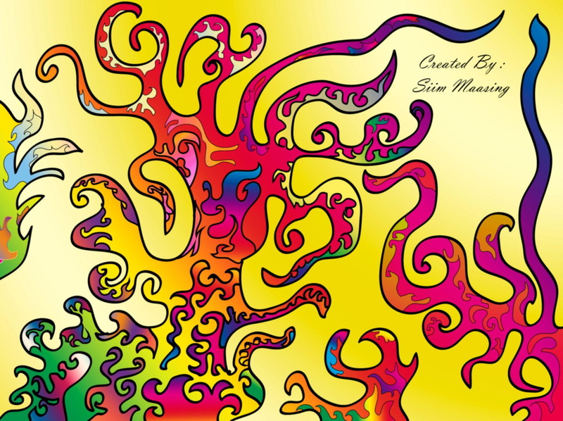 vol, hippi, painting, 3d and abstract, abstract, 1080P, rahulik, ilus, m6nus, looming