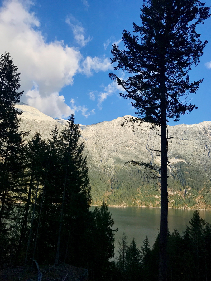 lake, 4K, land, mountain, tranquility, day, scenics - nature, no people, reflection, sillouette, beauty in nature, mountain lake, cloud - sky, nature