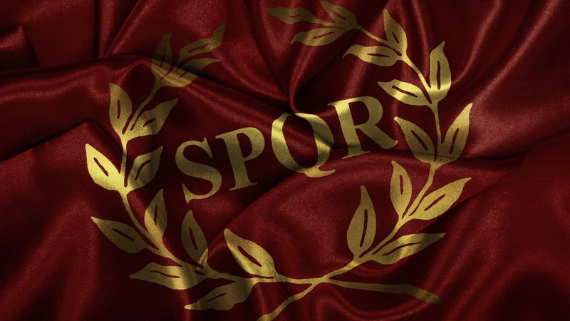 roman, 1080P, spqr, flags