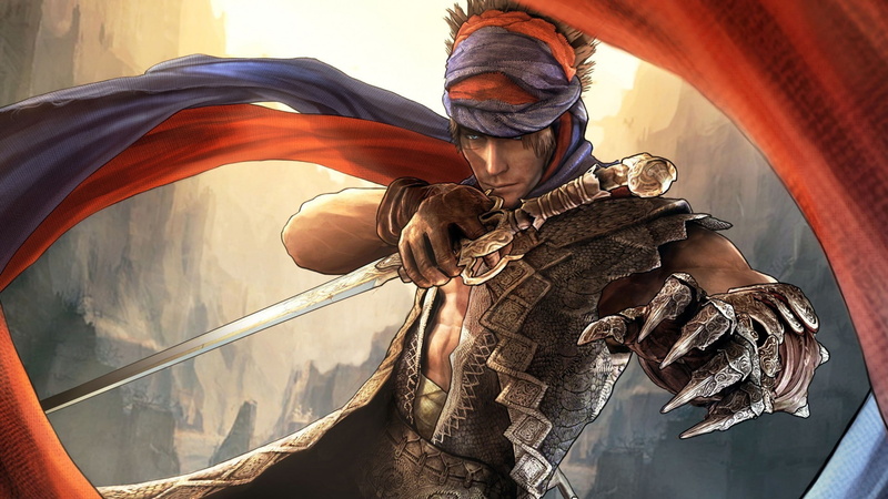 sword, Prince Of Persia (2008), scarf, prince of persia, 1080P, red