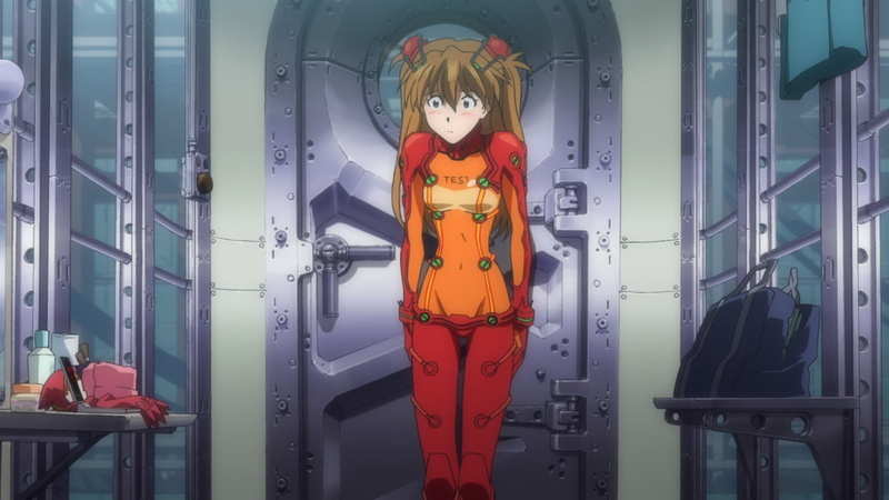Asuka Langley Soryu, no people, illuminated, indoors, 1080P, art and craft, screen shot, glass - material, architecture, sculpture, illustration, statue
