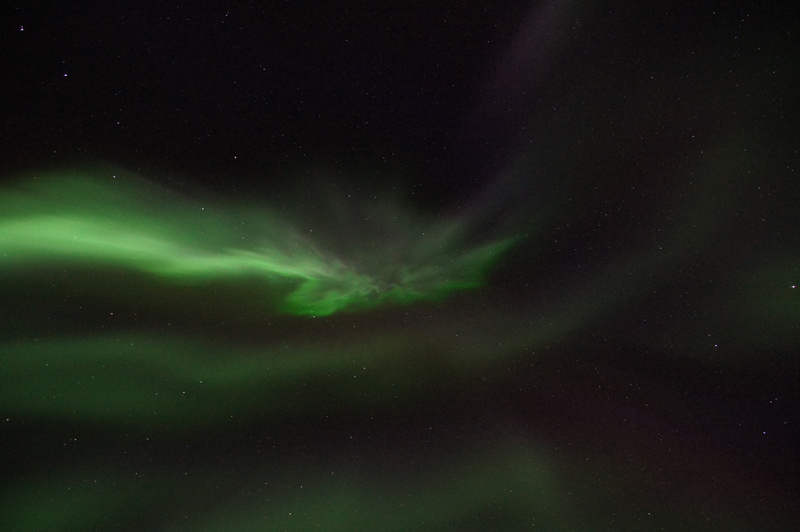 aurora borealis, environment, night, astronomy, illuminated, scenics - nature, light, light phenomenon, green color, green, black, aurora, electrons, idyllic