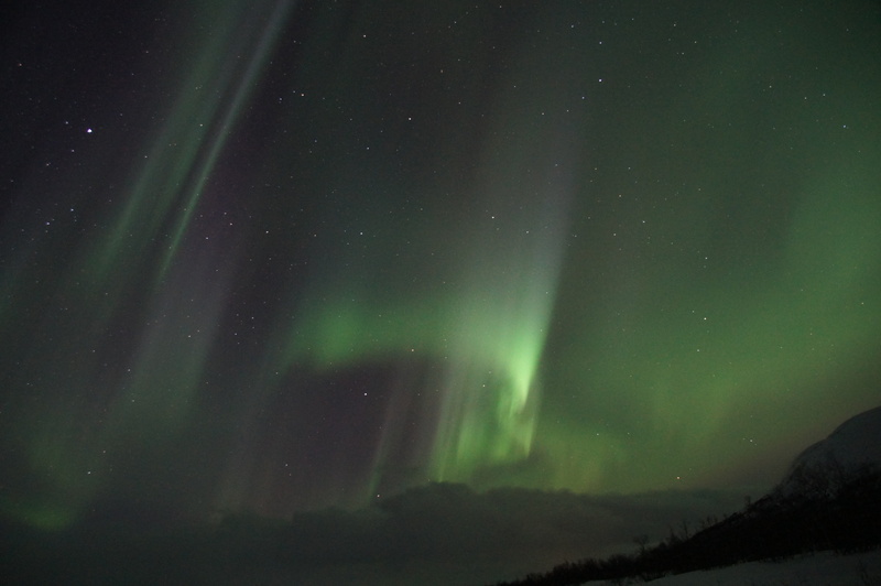 northern lights, aurora borealis, star - space, sky, lapse, green color, space, awe, arctic circle, luminosity, 4K, majestic, abisko, scenics - nature