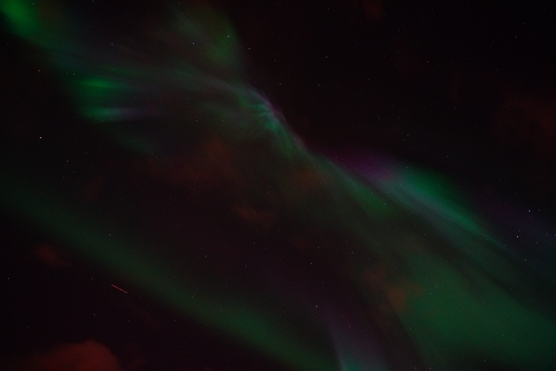 northern lights, night, sky, tranquil scene, nature, universe, earths atmosphere, tranquility, aurora, star - space, iceland, aurora borealis, low angle view