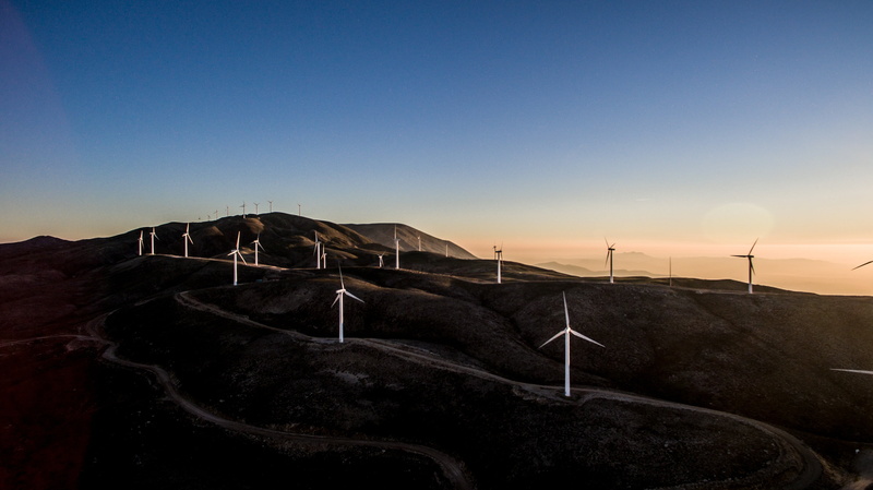 horizon, scenics - nature, wind turbine, beauty in nature, sustainable resources, 4K, renewable energy, outdoors, mills, photo, fuel and power generation