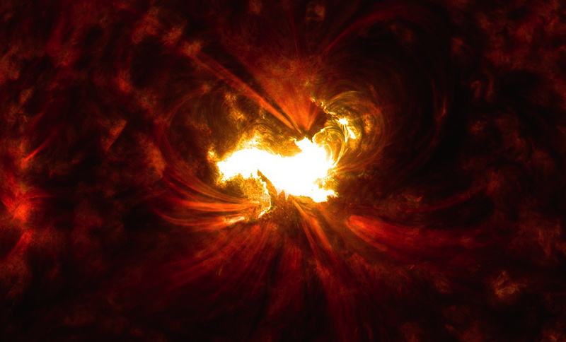 sun, psychedelic, space, fire, 2K, star, flare, storm, solar