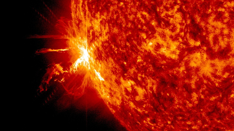 star, storm, psychedelic, flare, space, 1080P, fire, solar, sun