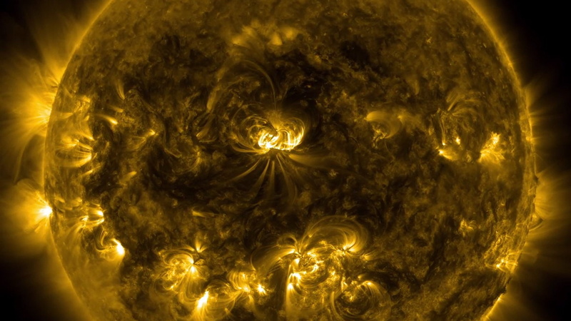 psychedelic, fire, flare, solar, star, sun, 1080P, space, storm
