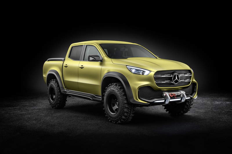 Pickup truck, Mercedes Benz X Class, 8K, 8K, 4K