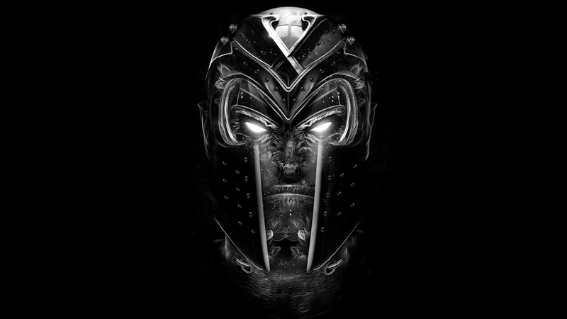 close-up, indoors, no people, art and craft, low angle view, studio shot, X-Men, illuminated, representation, black color, creativity, lighting equipment