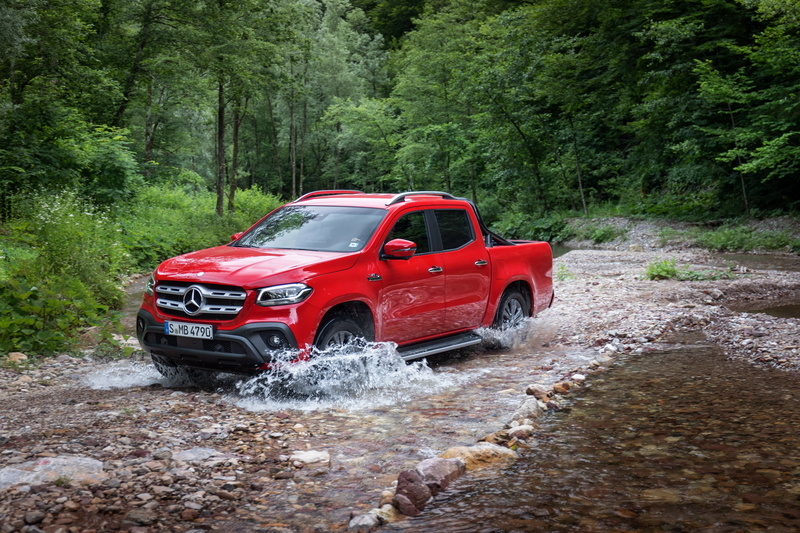 Mercedes-Benz, Mercedes-Benz X-Class, Mercedes-Benz X 350, Red Car, Car, 4K, Luxury Car, Pickup