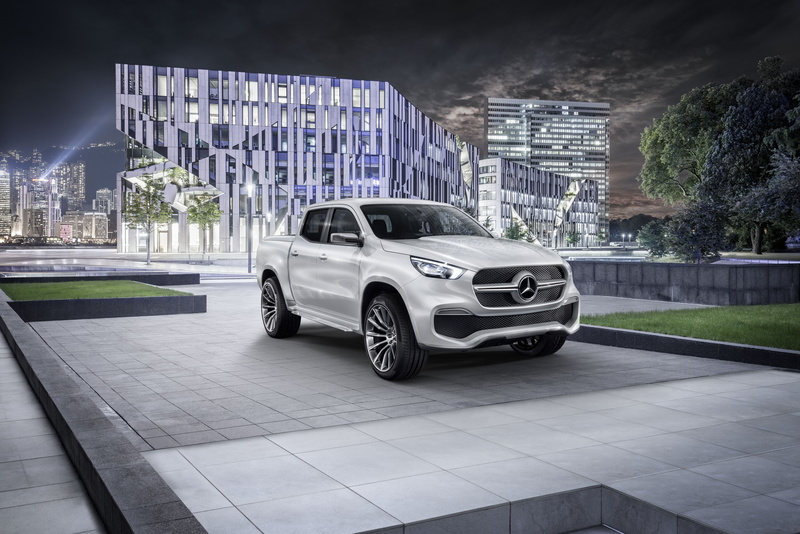 8K, 2017, Mercedes Benz X Class, Concept Cars, HD, 8K, Pickup truck, 4K