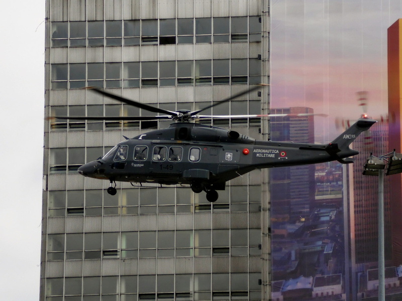 glass - material, outdoors, leonardo, office, building exterior, 1080P, no people, air vehicle, helicopter, mode of transportation, architecture, augusta