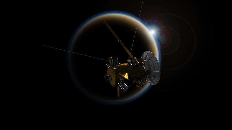 4K, 4k, Cassini Probe, Saturn