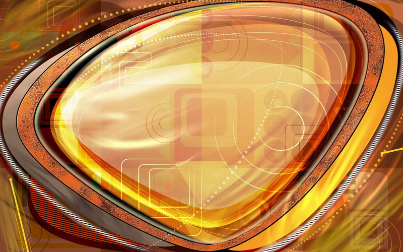 pod, 3d and abstract, 1080P, amber, abstract art