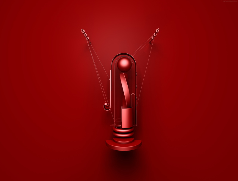 letter, colored background, 5k, metal, close-up, typography, sewing needle, red background, 4k, 4K, font, no people, 3D, art and craft, Shape Typeface