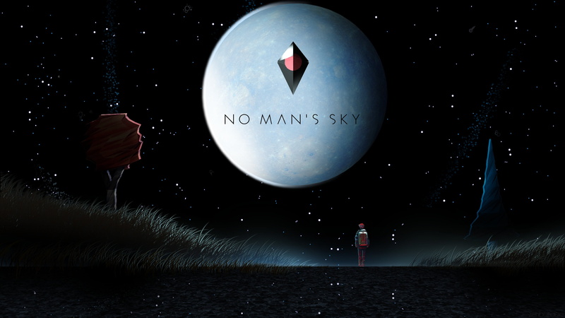 planet, paper, outdoors, No Mans Sky, wall, sky, city, night, stars, fan art, video games, balloon, western script, illuminated, no people, celebration