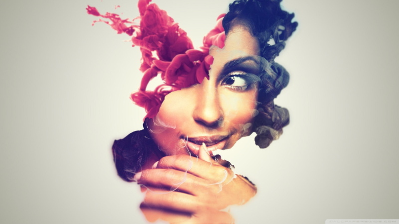 1080P, abstract, 1920x1080, face, woman