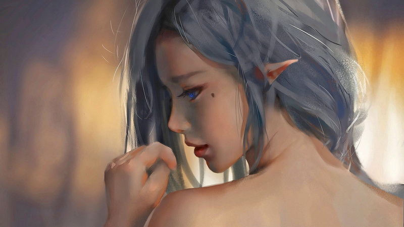comics, fantasy, anime, manga, ghost, 2K, blade, wlop, perfect, adventure