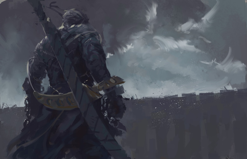 ghost, comics, wlop, fantasy, 4K, perfect, adventure, blade, anime, manga